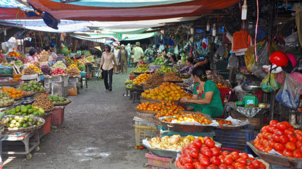 Chau Doc fruit market